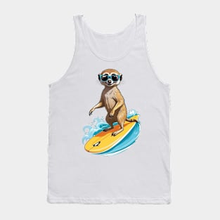 Surfing Meerkat Tank Top